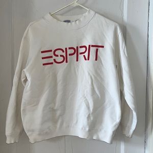 Vintage 80s Esprit sweatshirt. Tag size small but fits more like a medium.